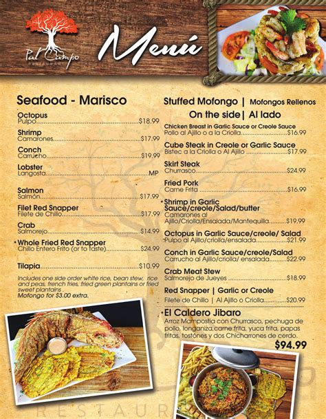 pal campo|pal campo restaurant orlando menu.